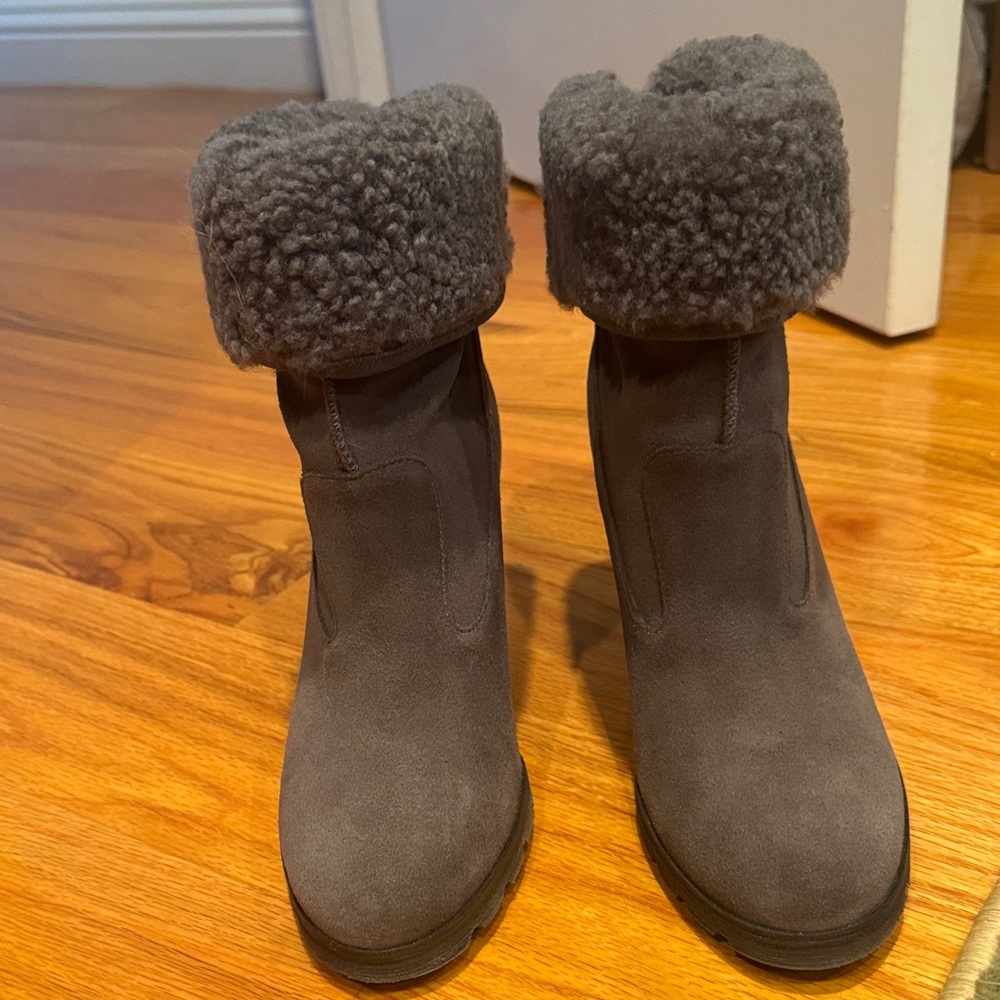 UGG Women's Charcoal Shearling Boots